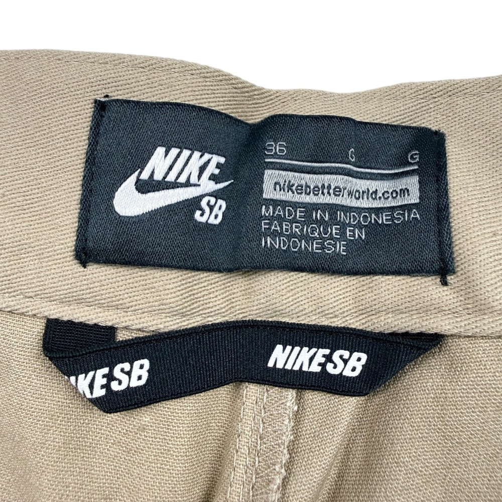 Nike SB Mens Chino Skateboard Pants Khaki Tan 933233-235 NWT 36x32 - Picture 3 of 9